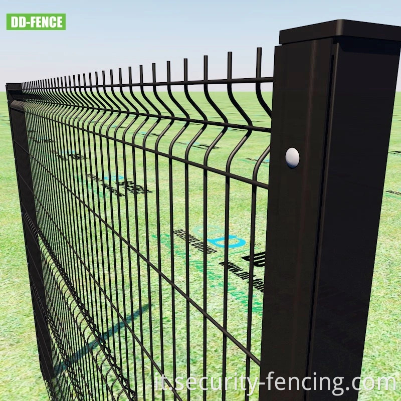 Nuovo design rivestito in polvere Galvanizzato Normesh Wall Security Fence